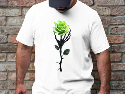 Eternal Blossom Tee - Surreal Rose of Timeless Beauty