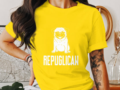 Repuglican Pledge - Patriotic Pug Tee