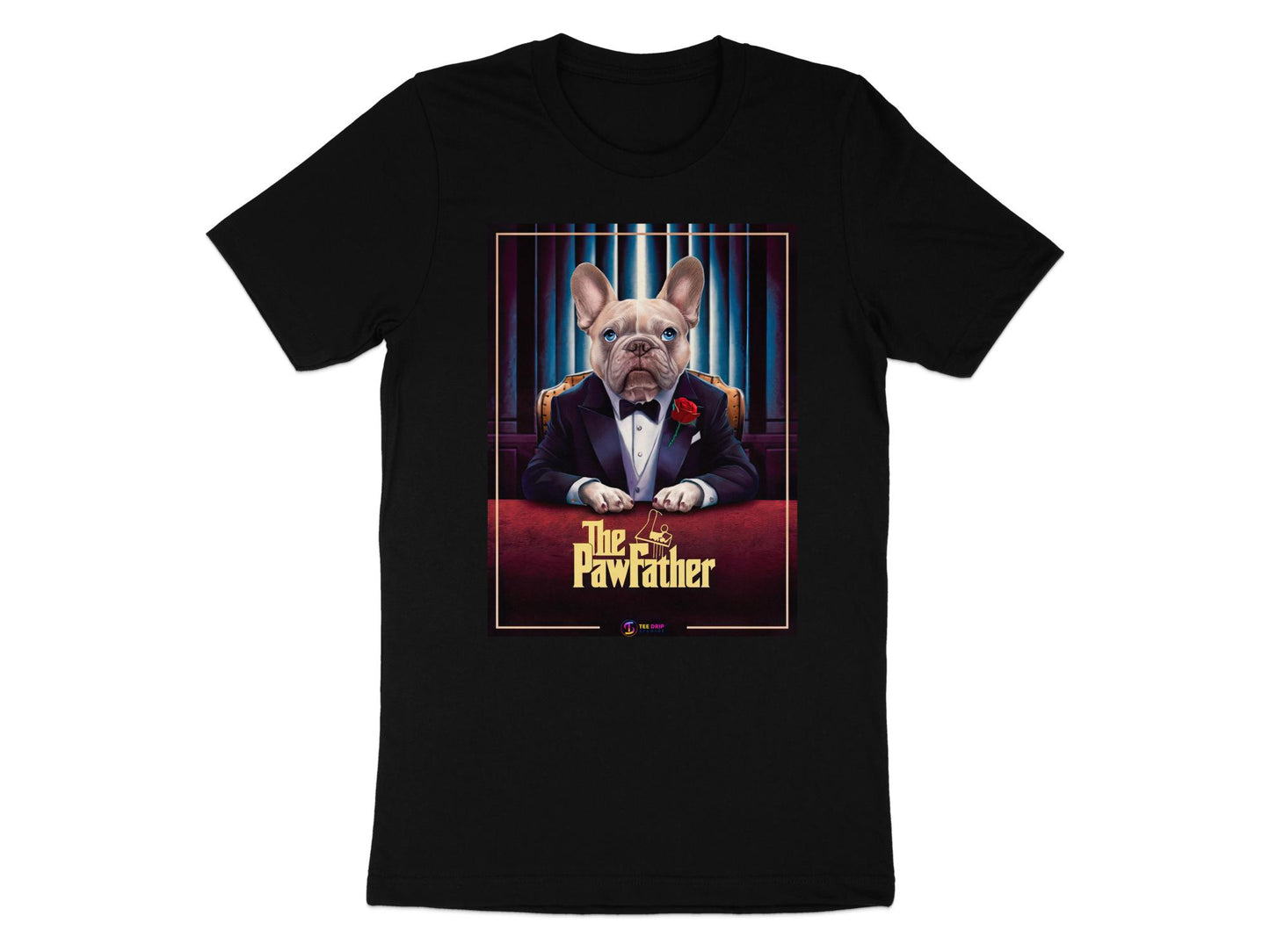 The PawFather - Elegant French Bulldog Graphic Tee