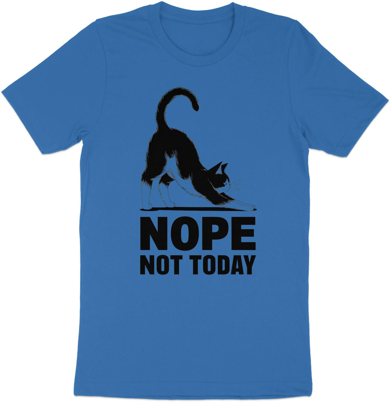 Nope, Not Today Cat - Anime-Style Attitude Tee