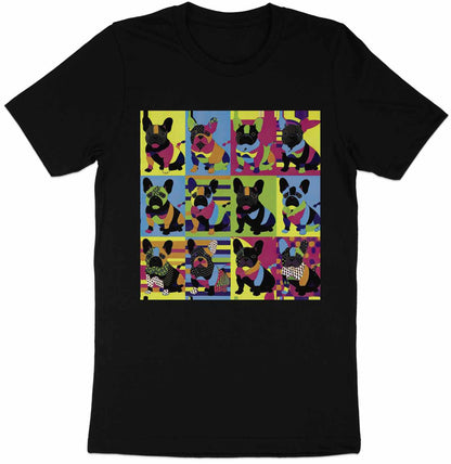 Kaleidoscope Canines Tee - Patchwork Pups in Technicolor!
