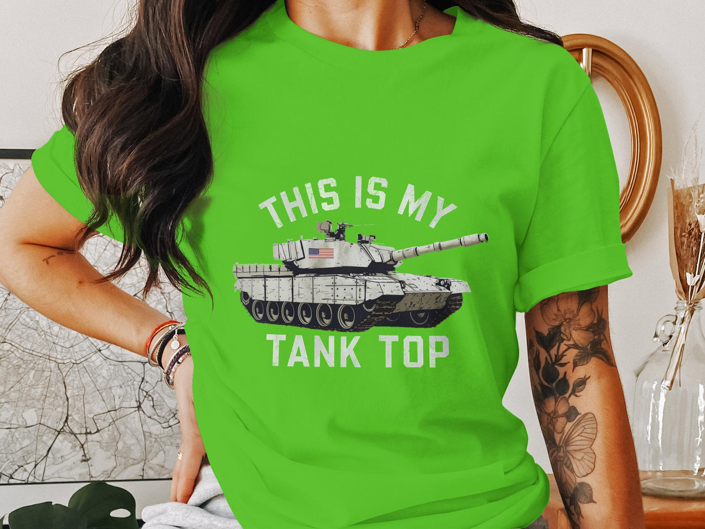 This Is My Tank Top - Military Humor T-Shirt