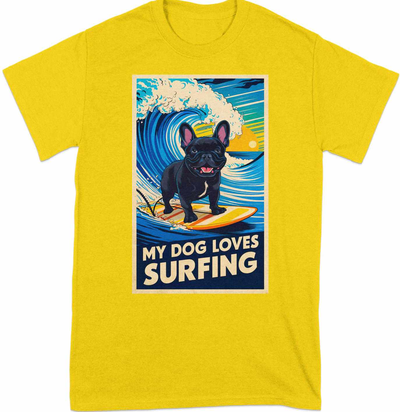 Surf's Pup Tee - Beach Wave Rider