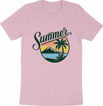 Summer Vibes - Tropical Sunset Graphic Tee