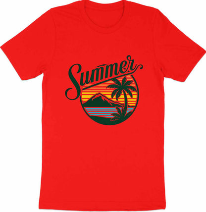 Summer Vibes - Tropical Sunset Graphic Tee