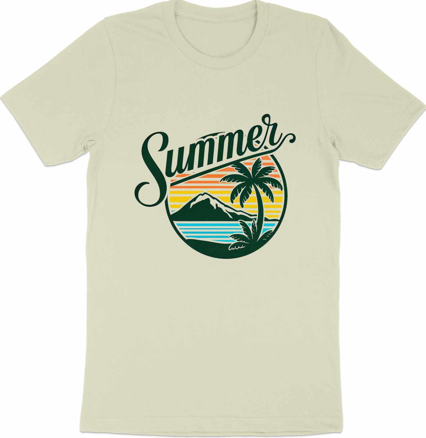 Summer Vibes - Tropical Sunset Graphic Tee