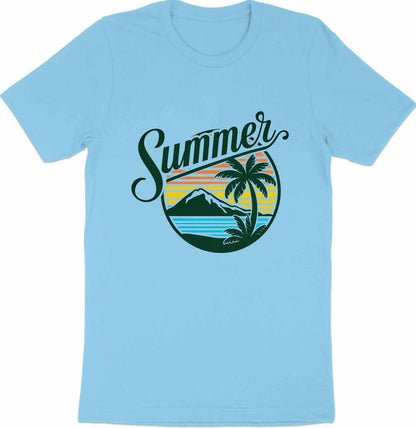Summer Vibes - Tropical Sunset Graphic Tee