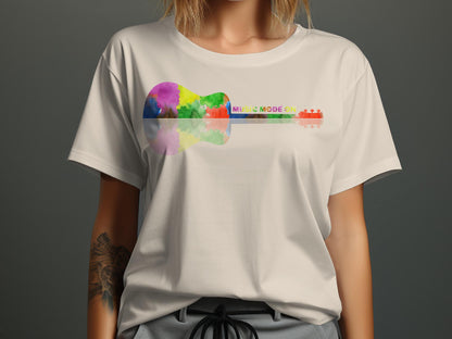 Music Mode: ON Vintage Guitar Logo Tee