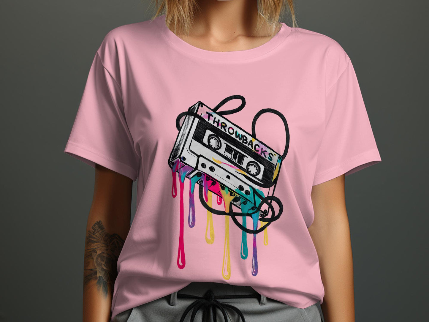Retro Vibes - Throwback Cassette Graphic Tee