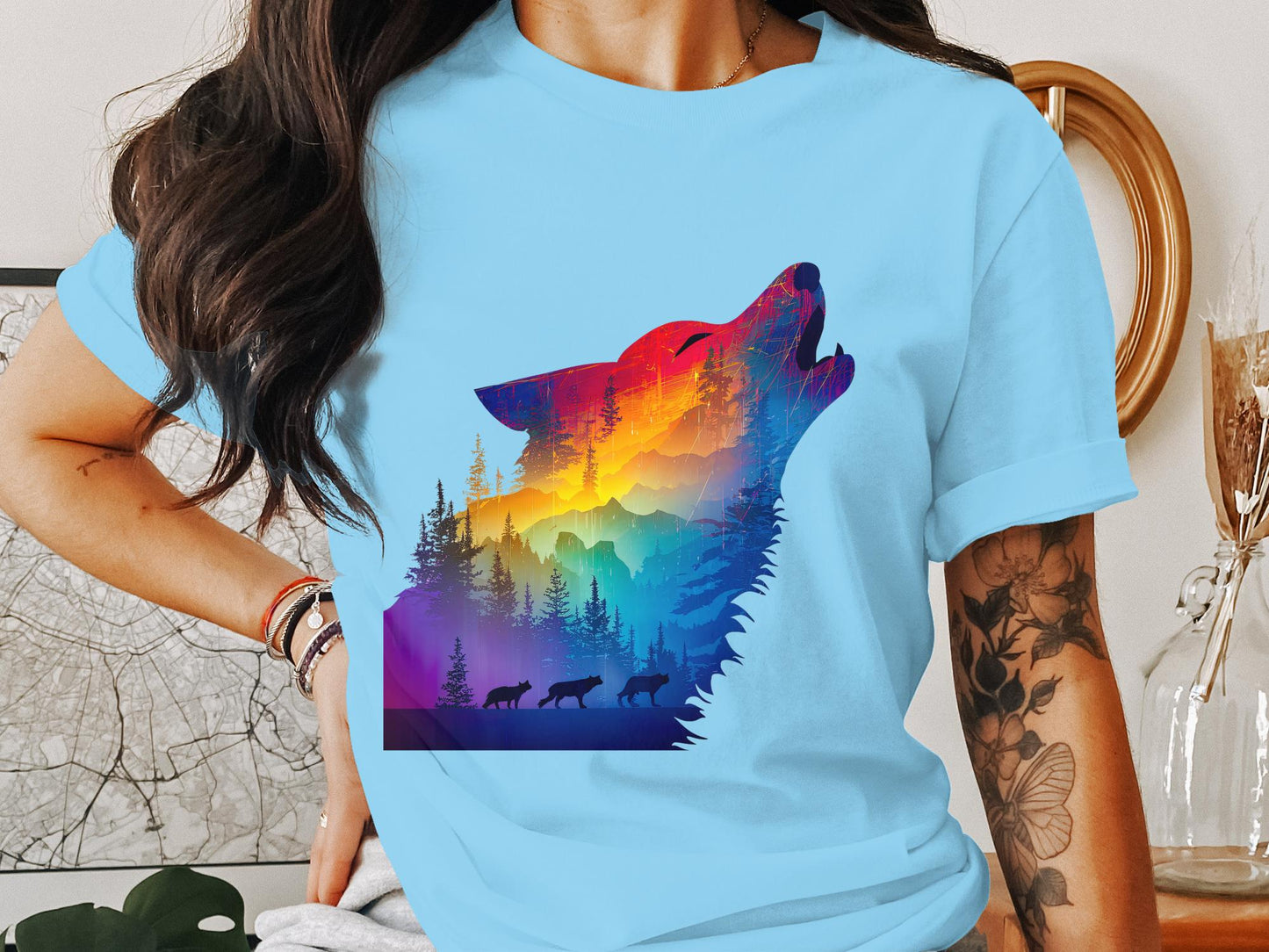 Wilderness Call Tee - Howl to the Mountains