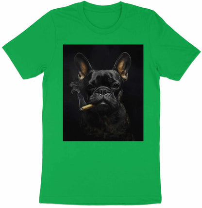 The Brooding Frenchie Tee - Edgy Elegance