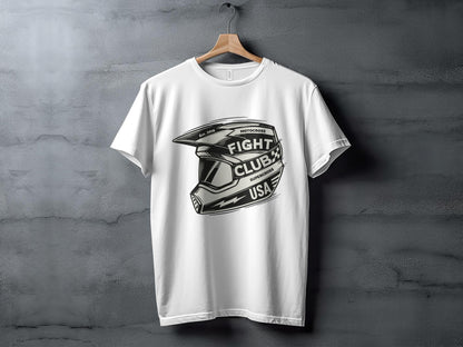 Motocross and Supercross Fans Fight Club - Helmet Tee