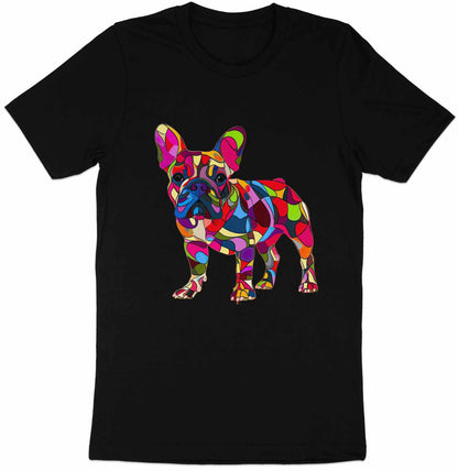 Kaleido Pup French Bulldog Tee - A Spectrum of Fun
