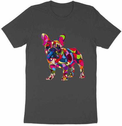 Kaleido Pup French Bulldog Tee - A Spectrum of Fun