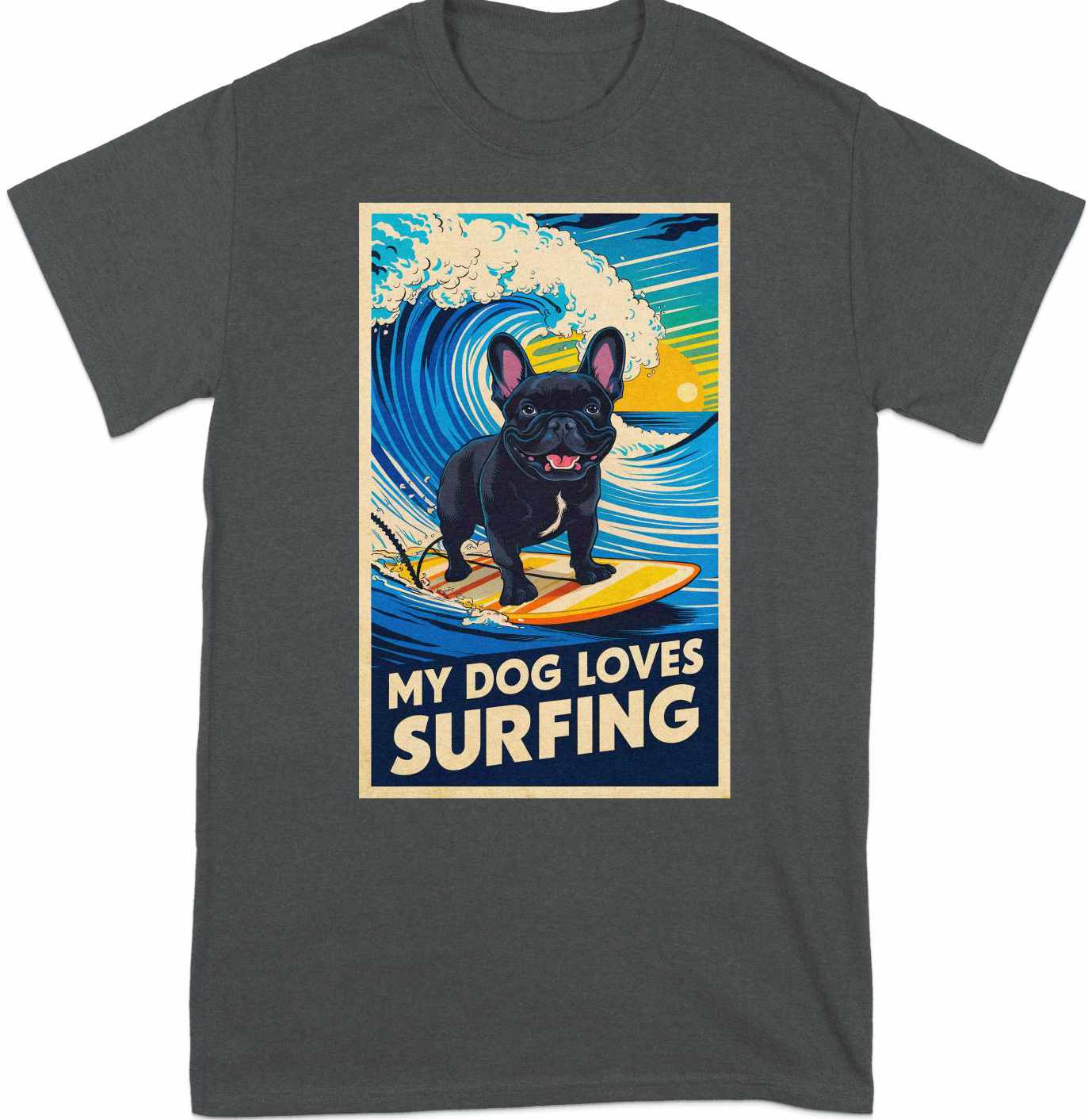 Surf's Pup Tee - Beach Wave Rider