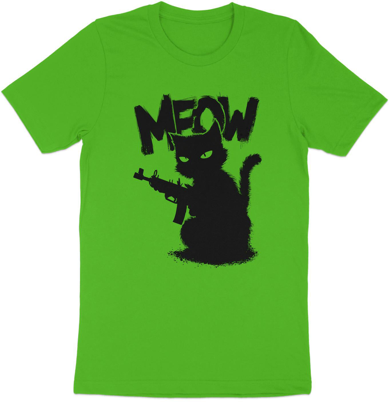 Rebel Meow - Fierce Cat Graphic Tee