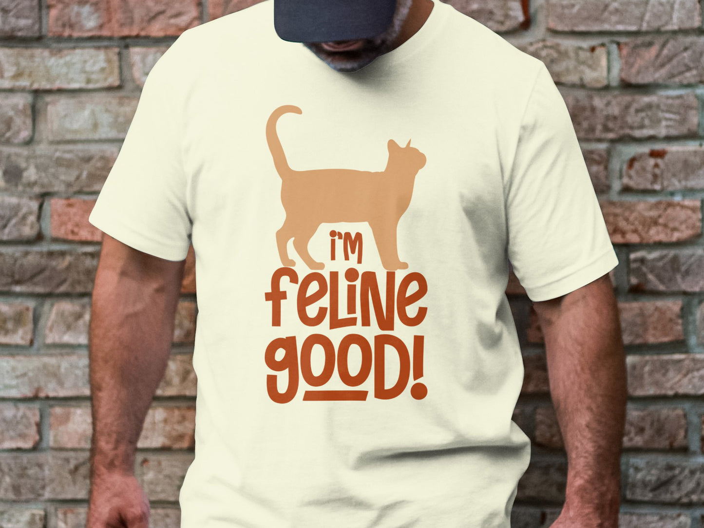 I'm Feline Good - Cat Silhouette Tee