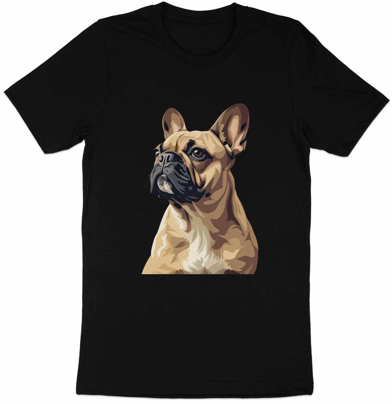 Noble Gaze French Bulldog Tee - Timeless Elegance