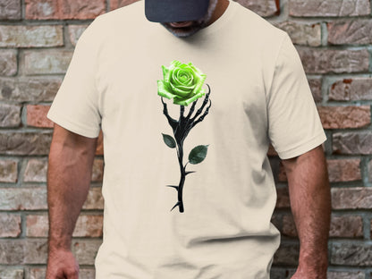 Eternal Blossom Tee - Surreal Rose of Timeless Beauty
