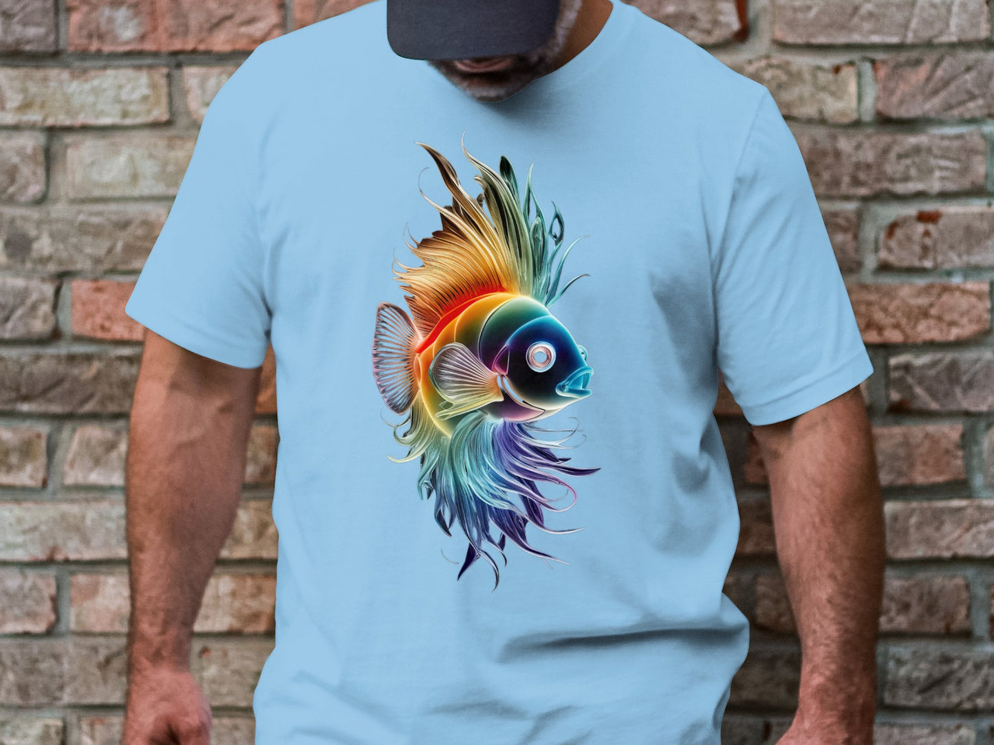 Betta Splendor Tee - Radiant Reef Dancer