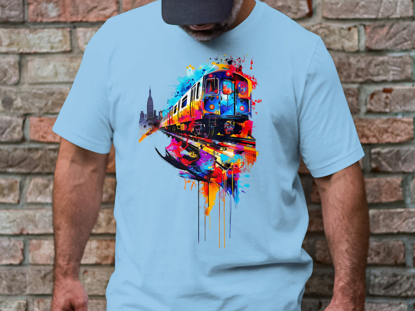 Metro Motion Tee - City Life in Vivid Strokes