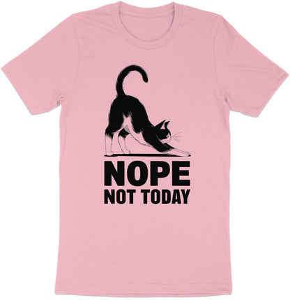 Nope, Not Today Cat - Anime-Style Attitude Tee