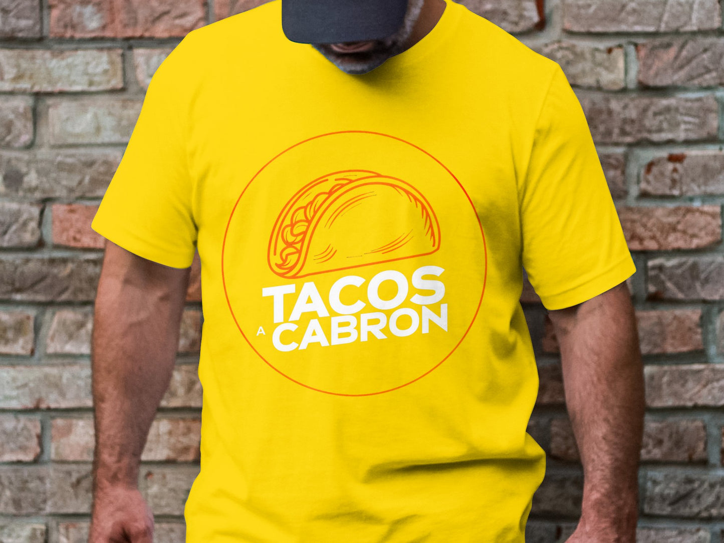 El Taco Cabron - Playful Line Art Tee
