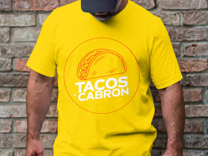 El Taco Cabron - Playful Line Art Tee