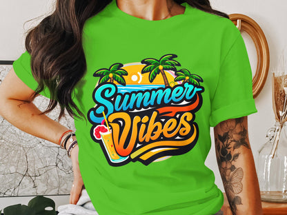 Palm Trees and Cocktail Tees - Summer Vibes