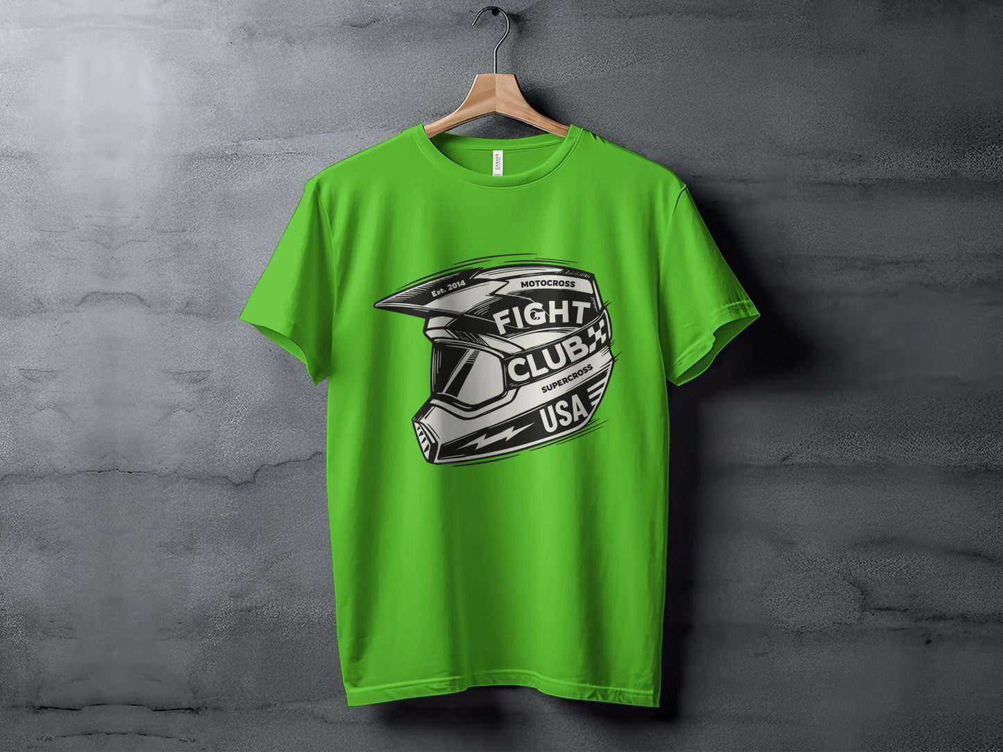 Motocross and Supercross Fans Fight Club - Helmet Tee