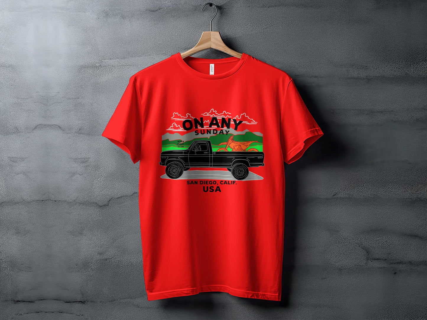 On Any Sunday -Motocross And Supercross Fans Fight Club Tee