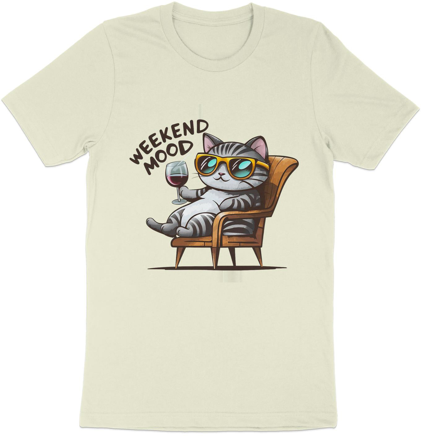 Moody Mornings Cat Tee - Embrace Your Inner Feline