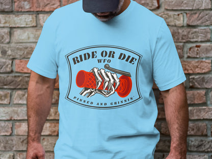 Ride or Die WFO - High Octane Dirt Bike Enthusiast Graphic Tee
