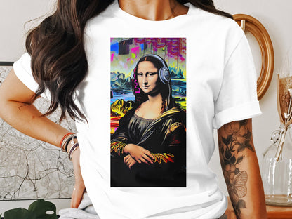 Renaissance Beats - Mona Lisa Headphones Tee