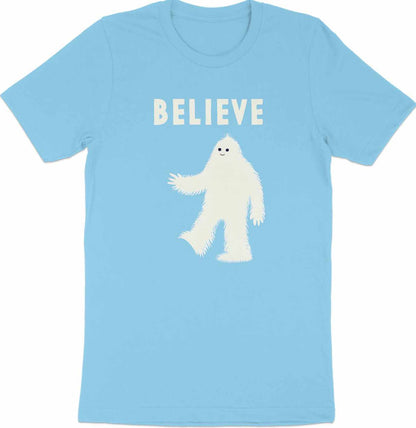 Believe in Yeti - Whimsical Yeti Graphic Tee