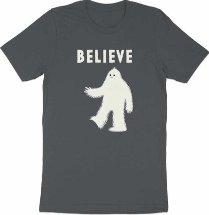 Believe in Yeti - Whimsical Yeti Graphic Tee