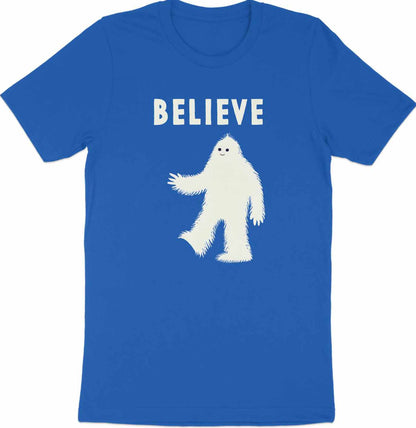 Believe in Yeti - Whimsical Yeti Graphic Tee
