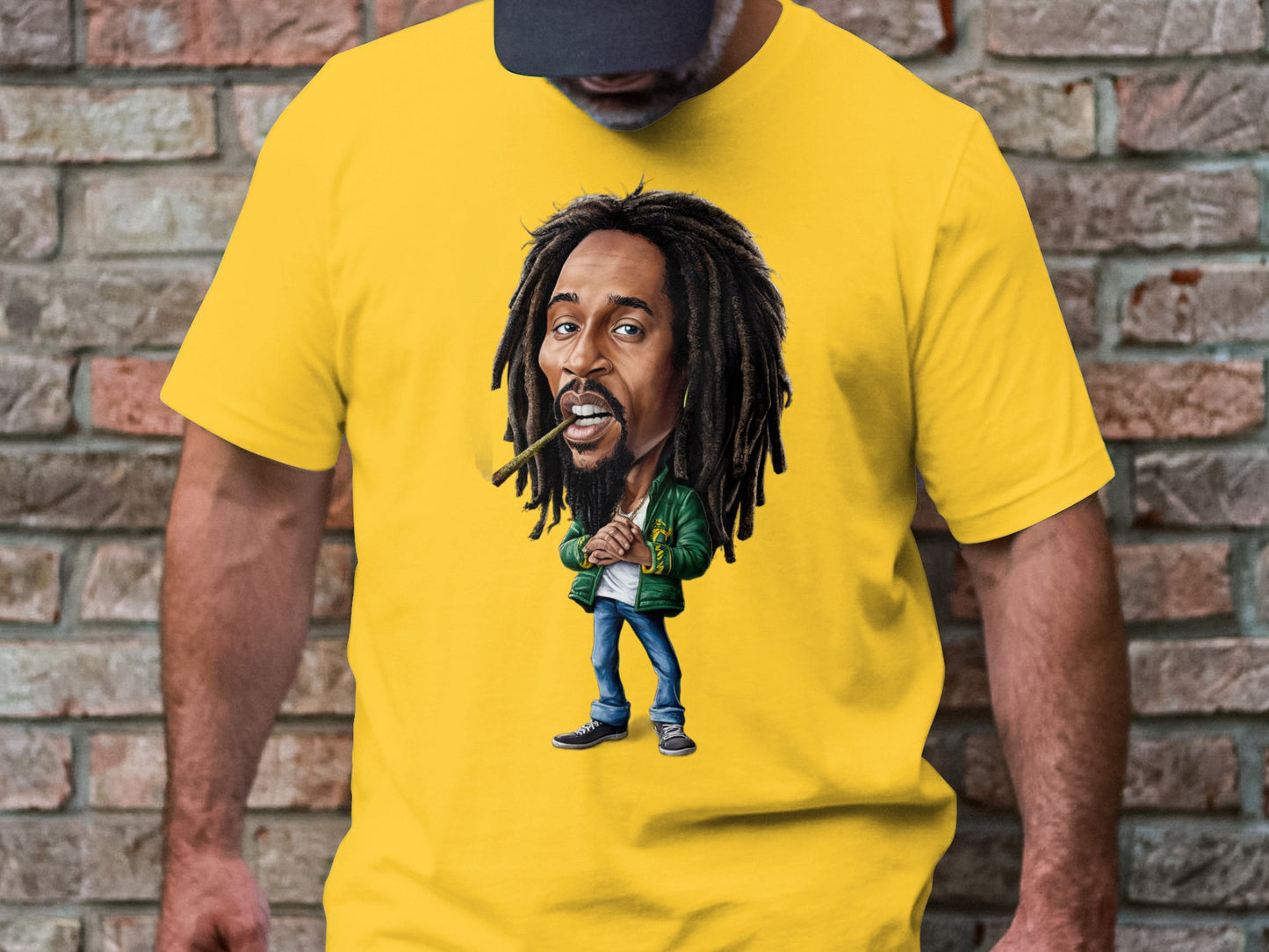 Retro Rock Revolution Tee - Legendary Band Caricature Shirt