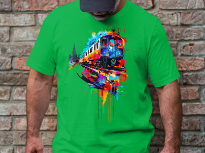 Metro Motion Tee - City Life in Vivid Strokes