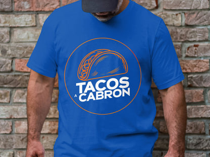 El Taco Cabron - Playful Line Art Tee