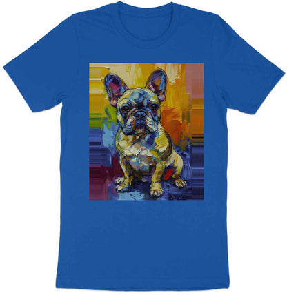 Frenchie in Color Tee - A Masterpiece of Fun