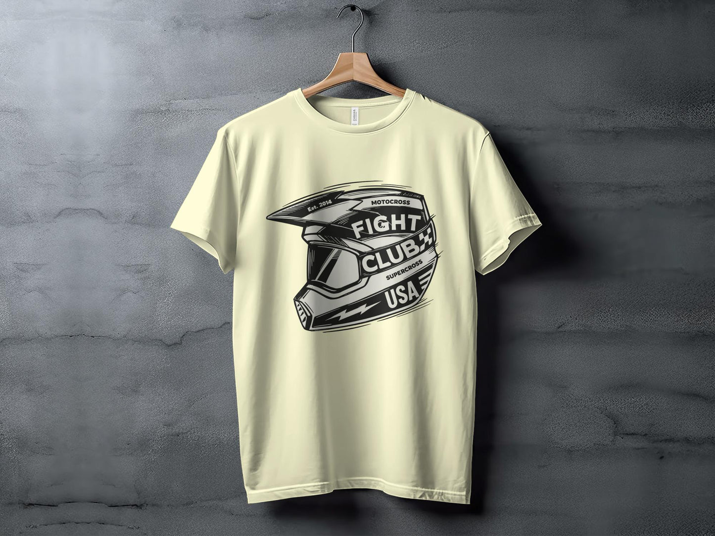 Motocross and Supercross Fans Fight Club - Helmet Tee