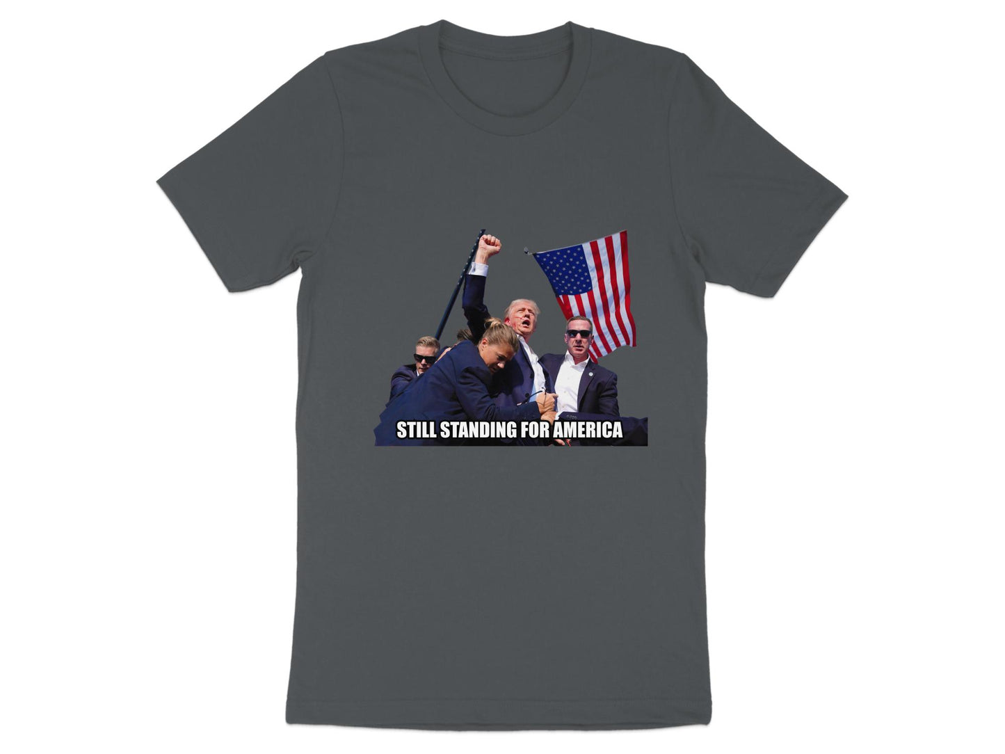 Still Standing for America - Iconic Trump Assassination Attempt T-Shirt
