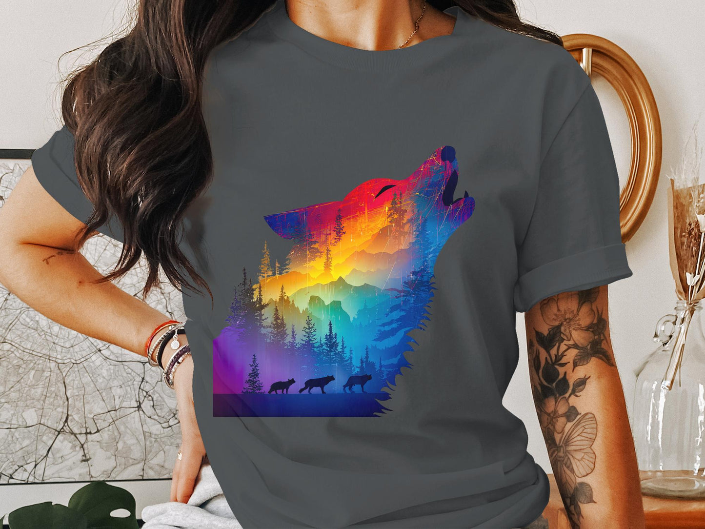 Wilderness Call Tee - Howl to the Mountains