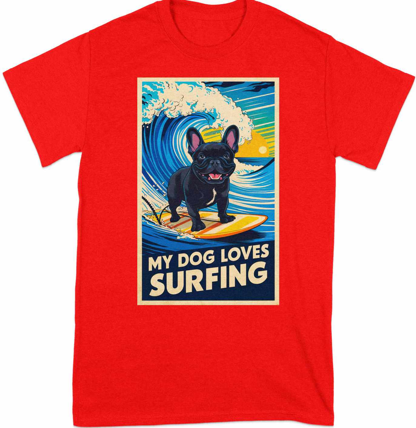 Surf's Pup Tee - Beach Wave Rider