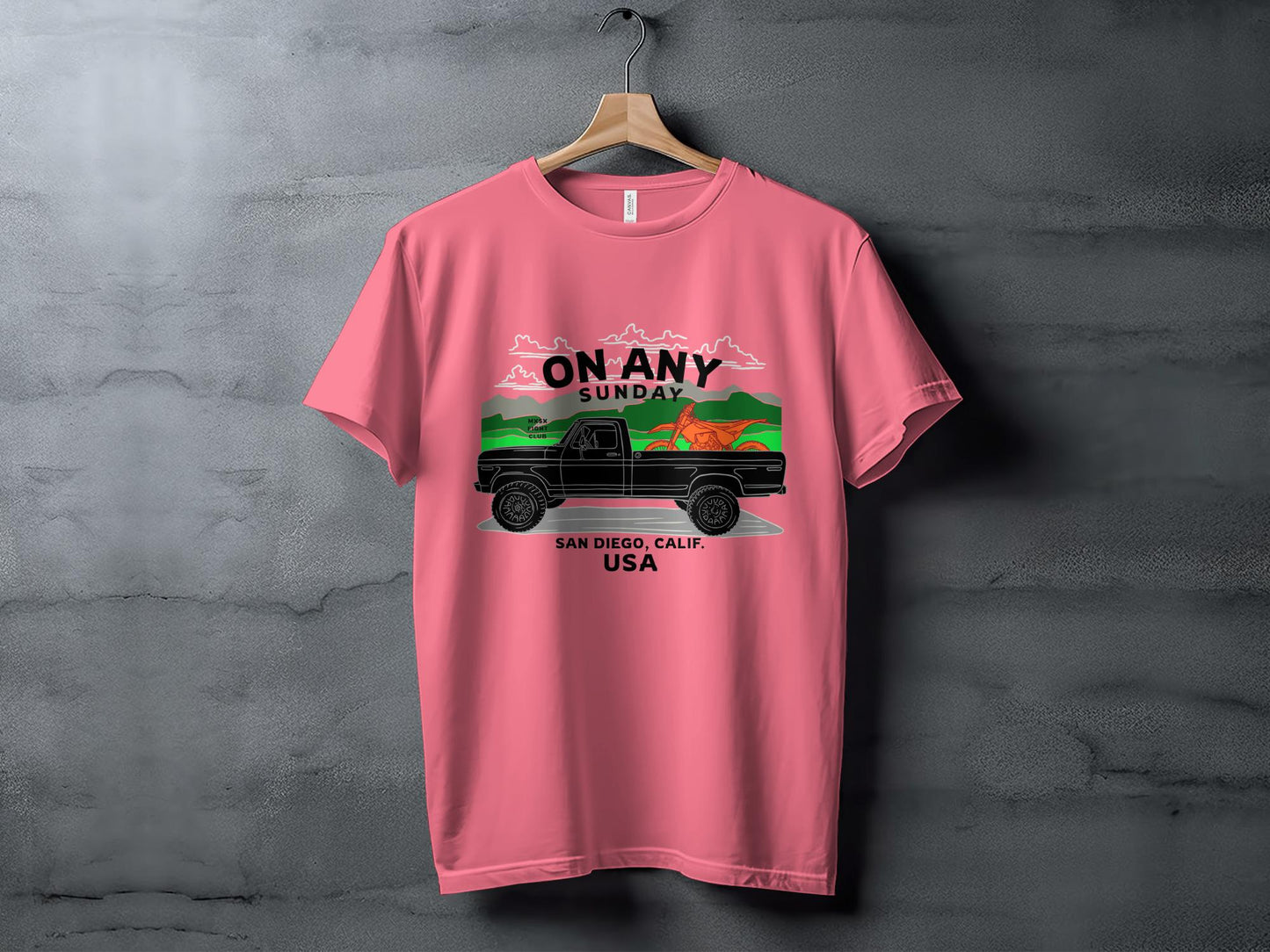 On Any Sunday -Motocross And Supercross Fans Fight Club Tee