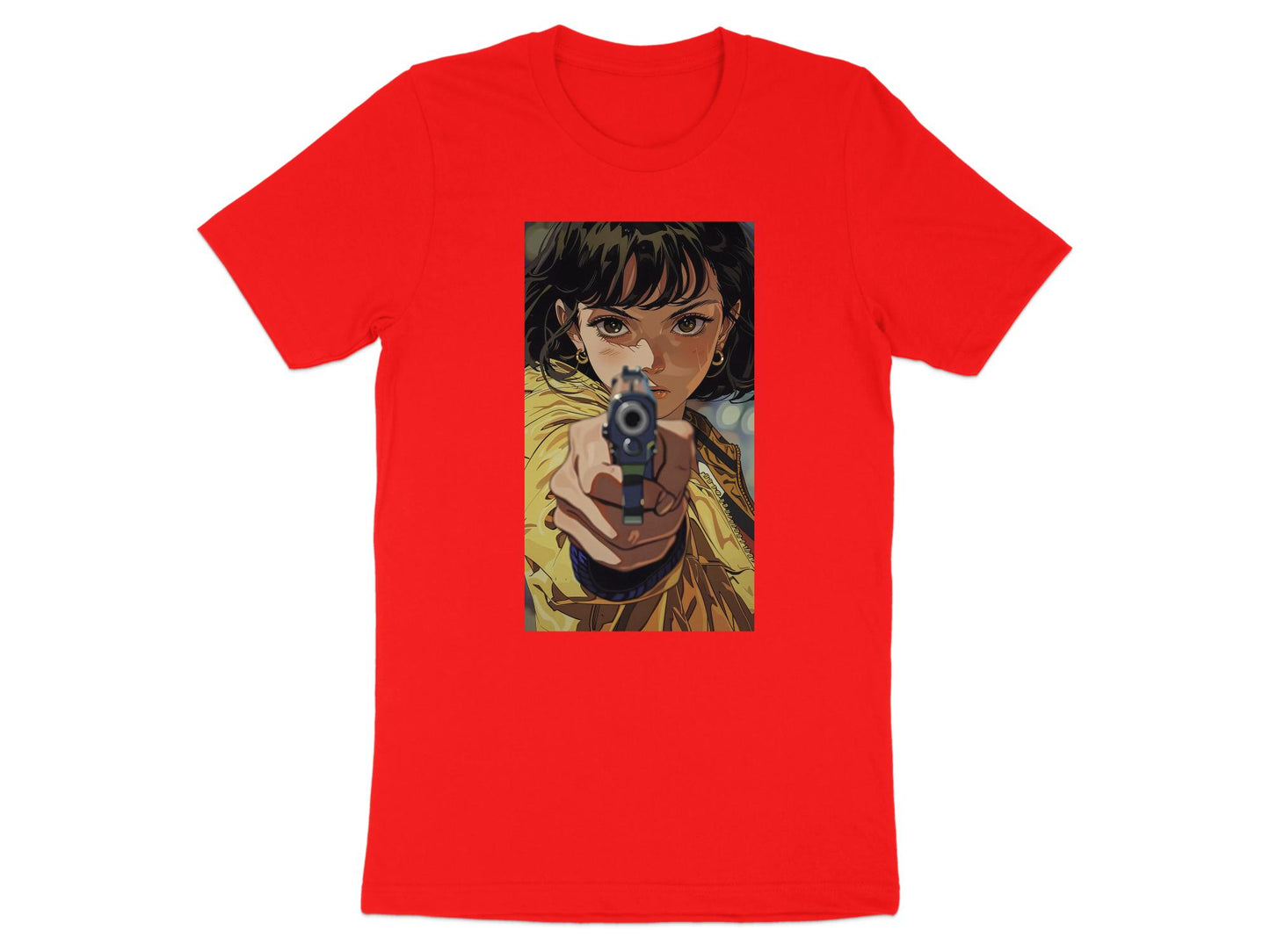 Intense Stare - Anime-Inspired Graphic Tee