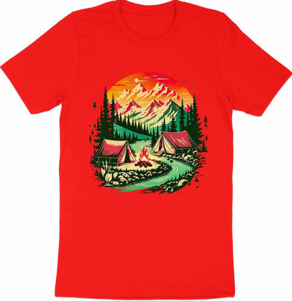 Bonfire Bliss by the River Tee – Embrace the Wilderness