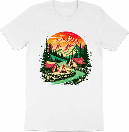 Bonfire Bliss by the River Tee – Embrace the Wilderness