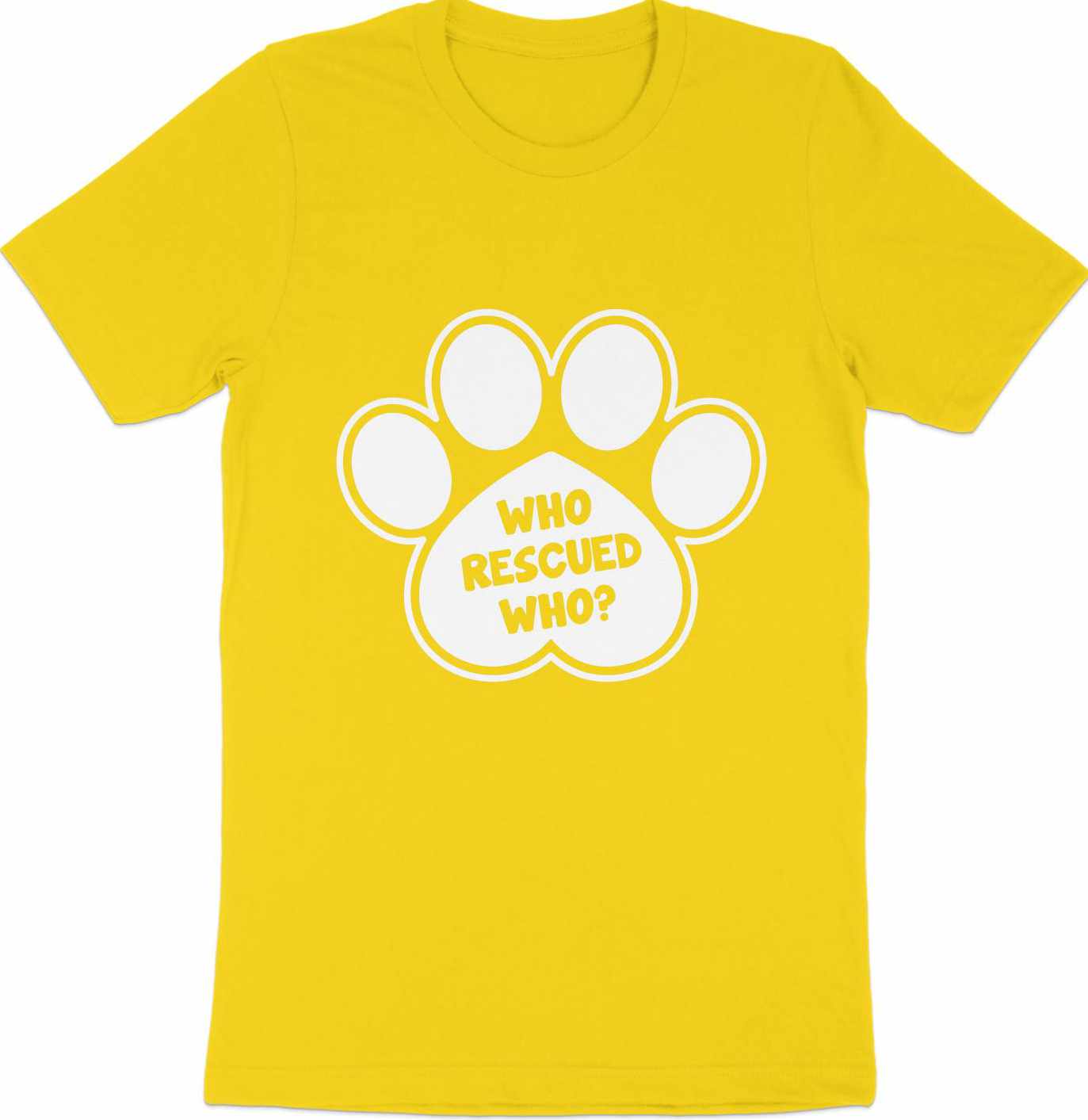 Dogs Companion's Echo Tee - Who Rescued Who?